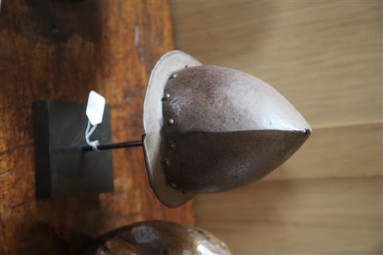 A cabasset well formed skull (helmet)